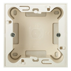ABB Zenit Альп. белый Цоколь для открытой установки на 1-2 модуля, без рамки | N2991 BL | 2CLA299100N1101 | ABB title=