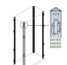 Стойка каркаса шкафа с петлями H=2200(4шт) | EM2200 | ABB title=