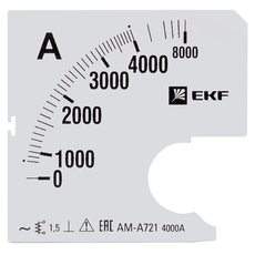 Шкала сменная для A721 4000/5А-1,5 EKF PROxima (s-a721-4000) title=