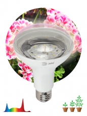 Лампа светодиодная фито для растений 15Вт E27 белый спектр FITO-15W-Ra90-E27 | Б0039173 | ЭРА title=