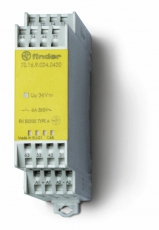 Модульное электромеханическое реле безопасности (реле с принудительным управлением контактами); 4NO+2NC 6A; контакты AgNi | 7S1690240420 | Finder title=