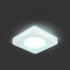 Светильник точечный встраиваемый светодиодный Backlight BL101 Квадрат. Белый, 5W, LED 4000K | BL101 | Gauss title=