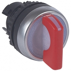 Переключатель - Osmoz - для комплектации - с подсветкой - 2 положения с фиксацией - 90° - красный | 024041 | Legrand title=