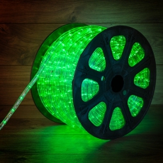 Дюралайт LED , постоянное свечение (2W) - зеленый, 36 LED/м, бухта 100м, | 121-124 | NEON-NIGHT title=