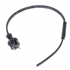 Набор для подключения двухжильного Belt-light (шнур питания 1,5м с вилкой, коннектор) | 331-003 | NEON-NIGHT title=