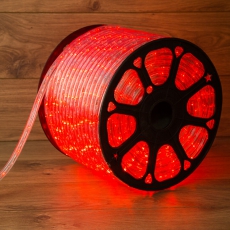 Дюралайт LED, свечение с динамикой (3W) - красный, 36 LED/м, бухта 100м | 121-322 | NEON-NIGHT title=