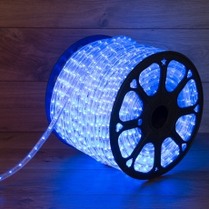 Дюралайт LED, постоянное свечение (2W) - синий Эконом 24 LED/м , бухта 100м | 121-123-4 | NEON-NIGHT title=