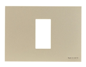 ABB Zenit Альп. белый Рамка итальянский стандарт на 1 мод | N2471 BL | 2CLA247100N1101 | ABB title=