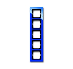 Рамка 5-постовая, серия axcent, цвет синий | 1754-0-4355 | 2CKA001754A4355 | ABB title=