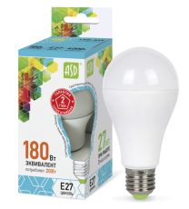 Лампа светодиодная LED-A60-standard 20Вт 230В Е27 4000К 1800Лм | 4690612004204 | ASD title=