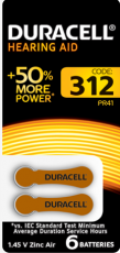 Батарейки Duracell ZA312-6BL | Б0039181 | Duracell title=