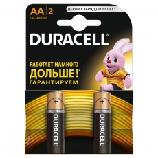 Элемент питания Duracell LR6-2BL BASIC | Б0026814 | Duracell title=