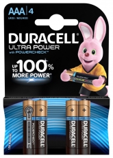 Батарейки Duracell LR03-4BL Ultra | Б0038762 | Duracell title=