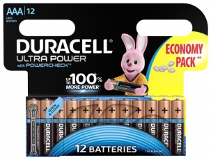 Батарейки Duracell LR03-12BL Ultra | Б0038767 | Duracell title=