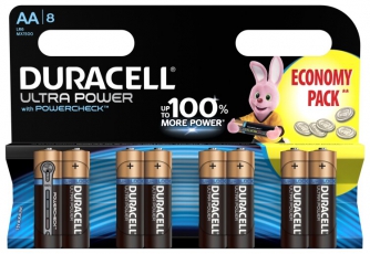 Батарейки Duracell LR6-8BL Ultra | Б0038763 | Duracell title=