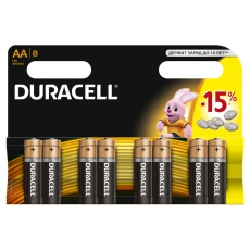 Элемент питания Duracell LR6-8BL BASIC | C0037387 | Duracell title=