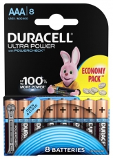 Батарейки Duracell LR03-8BL Ultra | Б0038765 | Duracell title=