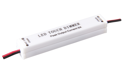 Выключатель-диммер сенсорный для светодиодной ленты LED (от 0% до 100%) 12/24В 48Вт 4А | 1035806 | Jazzway title=