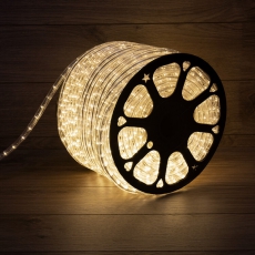Дюралайт LED, постоянное свечение (2W) - ТЕПЛЫЙ БЕЛЫЙ, 36 LED/м, бухта 100м | 121-126 | NEON-NIGHT title=