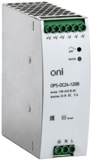 Блок питания OPS 220В AC/24В DC 120Вт ONI | OPS-DC24-120B | ONI title=