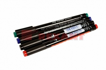 Набор маркеров E-140 permanent 0.3 мм (для пленок и ПВХ) набор: черный, красный, зеленый, синий | 09-3995-9 | SDS title=