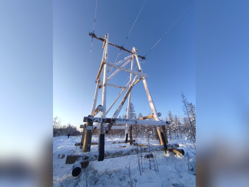 Завершен капитальный ремонт ЛЭП "Орто Сурт — Илбенге"