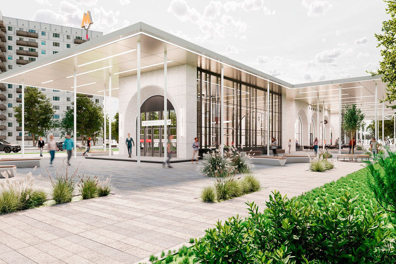 Завершена разработка котлована будущей станции "Кленовый бульвар" Бирюлевской линии метро