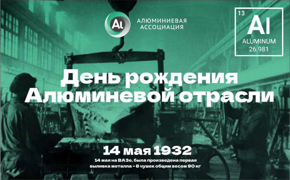 14 мая – День алюминиевой отрасли в России. Большая работа Алюминиевой Ассоциации